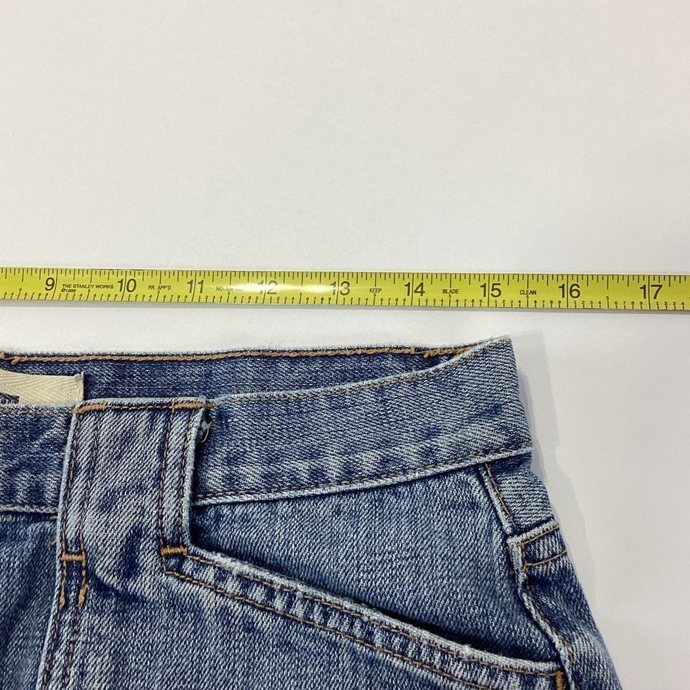 GAP Jean Skirt Utility Denim A-Line Skirt with Pocket Details Size 8 - Picture 6 of 9